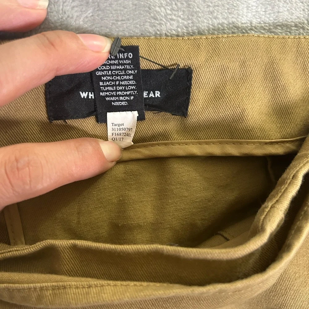 Who what wear wrap midi ruffle khaki skirt - Picture 4 of 8